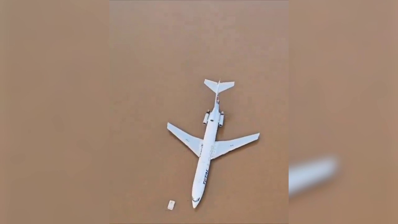 Imágenes impactantes  Aeropuerto Salgado Filho,  Rio Grande do sul ,Brasil