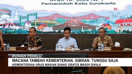 Kata Wapres Terpilih, Gibran Rakabuming Raka soal Wacana Tambah Kementerian