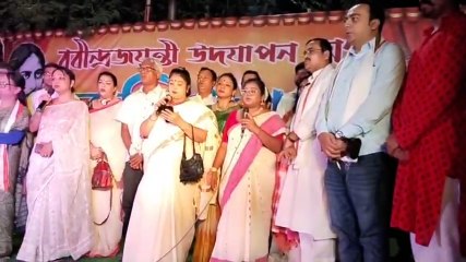 ওঁরা তো আমাদের বাংলা বিরোধী বলেন! রবীন্দ্রসঙ্গীত গেয়ে আরও কী বললেন অনির্বাণ?