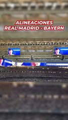 Así ha sonado la alineación en el Bernabéu