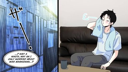 A cute coworker comes to weather the storm, and wants to shower together