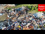 AERIAL VIEW: Drone Captures Massive Destruction After Major Storms In Osage County, Oklahoma
