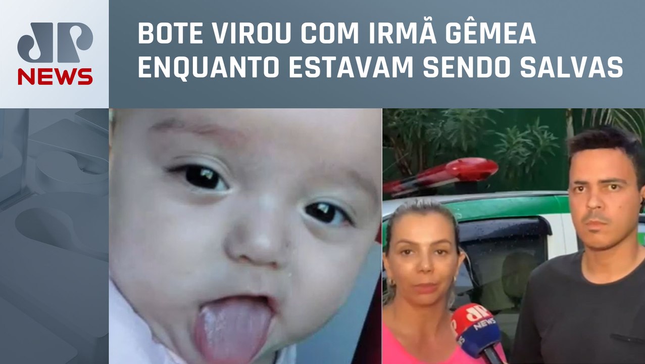 Bebê desaparece em enchente durante resgate no...