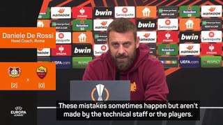 Roma's De Rossi relaxed about Leverkusen's Europa League final tickets post