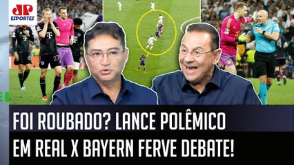 O Bayern foi ROUBADO contra o Real Madrid? "Cara, a ARBITRAGEM pra mim..." POLÊMICA na Champions!