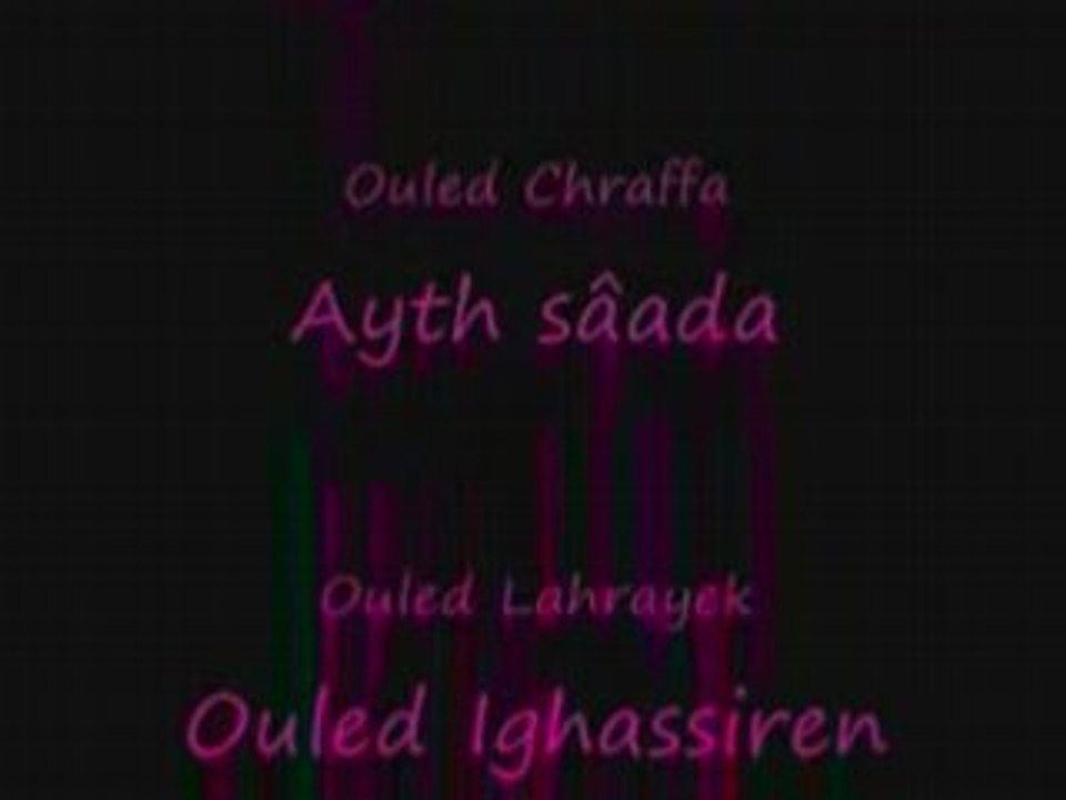 Tribues Chaouis des Aurés
