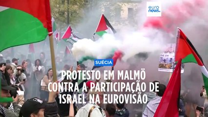 Continuam os protestos pró-palestina na Eurovisão. Israel qualifica-se para a final