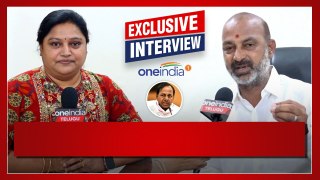 Bandi Sanjay Interview | కేసీఆర్ ఇజ్జత్ తీసినా బండి | Oneindia Telugu