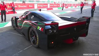 Ferrari FXX Evoluzione_ Start Up, Accelerations, Downshifts _ Unique V12 Melody on track!