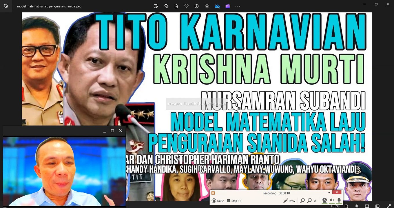 MODEL MATEMATIKA NGAWUR NURSAMRAN SUBANDI: REKAYASA TITO KARNAVIAN DAN KRISHNA MURTI