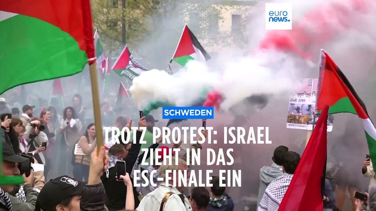 Trotz Protest: Israel zieht in das Eurovision-Finale ein