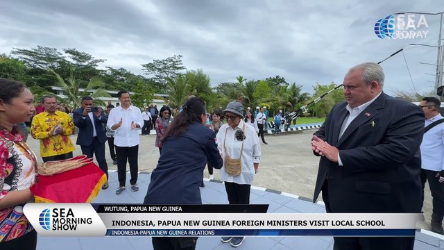 Indonesia, Papua New Guinea Foreign Ministers Visit Local School