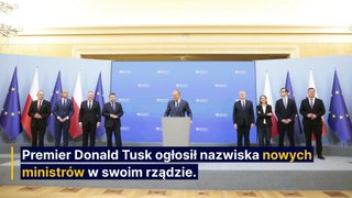 Zmiany w rządzie. Donald Tusk przedstawił nowych ministrów