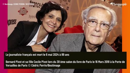 Bernard Pivot : L'identité de sa discrète compagne dévoilée, qui est-elle ?