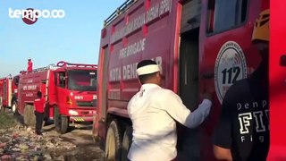 Berselang Setengah Tahun, TPA Suwung Denpasar Kembali Terbakar