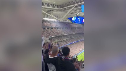 Locura en el Bernabéu