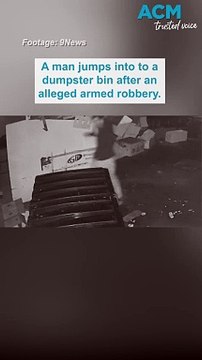 Dumpster dive: Alleged armed robber found in dumpster
