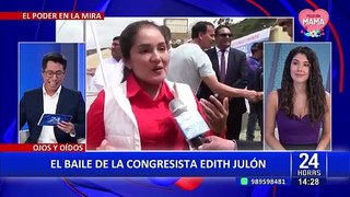 Cajamarca: congresista Edith Julón se jaranea en su viaje a Chalamarca
