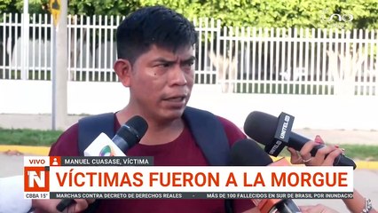 victimas fueron a la morgue