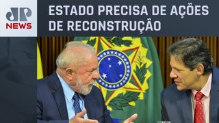 Haddad se reúne com Lula para debater detalhes de dívidas do RS