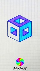 MixArts | How to Draw Aesthetic Figure Tutorial #art #3ddrawing #tutorial #aesthetic #principiante