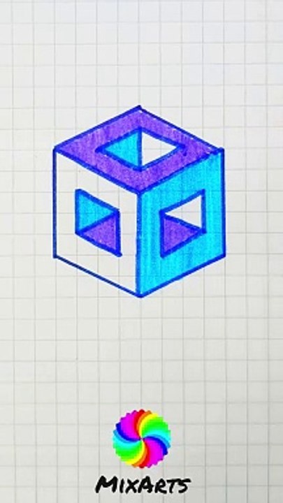MixArts | How to Draw Aesthetic Figure Tutorial #art #3ddrawing #tutorial #aesthetic #principiante