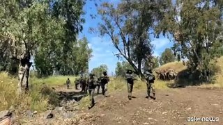 L'esercito israeliano si addestra sulle alture del Golan