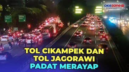 Manfaatkan Libur Panjang Kenaikan Isa Almasih, Tol Cikampek dan Tol Jagorawi Padat Merayap