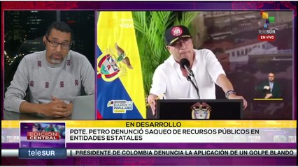 Presidente Petro denunció saqueo de recursos públicos