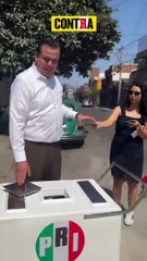 VIDEO: DIRIGENTE PRIISTA REGALA CAGUAMAS A LA GENTE; DIVIDE OPINIONES