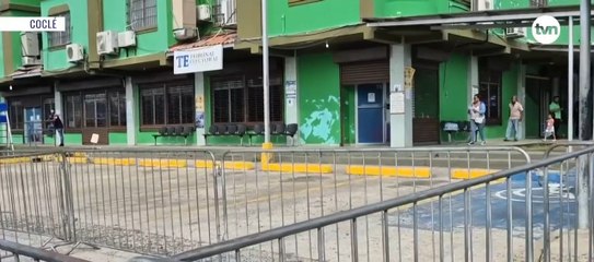 Policía custodia sede del Tribunal Electoral en Coclé