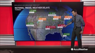 Severe storms to cause major travel delays this Thursday