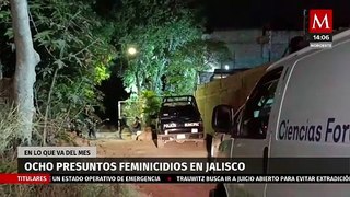 Jalisco registra ocho feminicidios en lo que va del mes de mayo