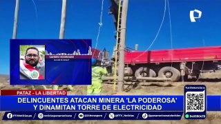 Nuevo atentado contra minera Poderosa en Pataz: detonan torre de alta tensión