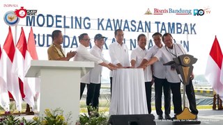 Presiden Jokowi Kunjungan Kerja ke Karawang untuk Resmikan Tambak