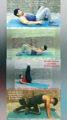 4 Best ABS Exercises at Home #heermlgangaputra #naturalbodybuilding