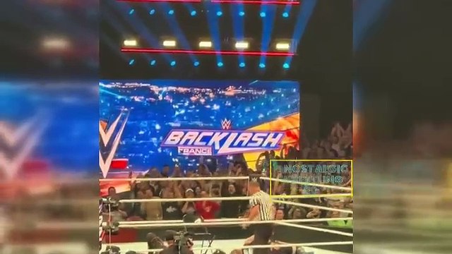 Kevin Owens's superplex to Tama Tonga at WWE Backlash France