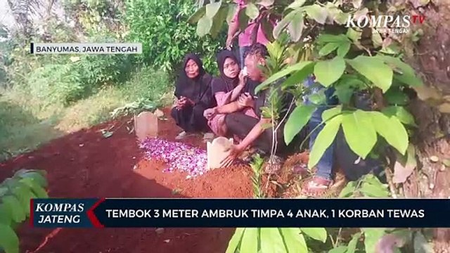 Tembok 3 Meter Ambruk Timpa 4 Anak, 1 Korban Tewas