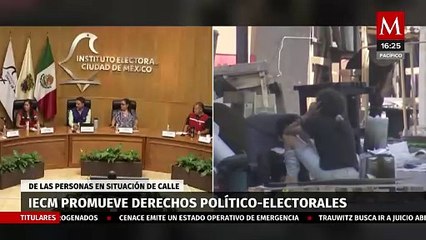 El Instituto Electoral de la CdMx busca fomentar el voto entre las personas en situación de calle