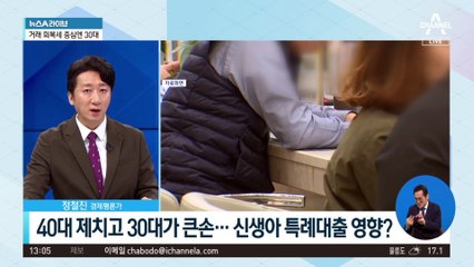 40대 제치고 30대가 큰손…신생아 특례대출 영향?