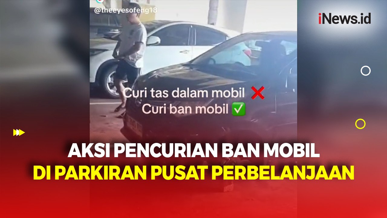 Tiga Ban Mobil Milik Pengunjung Dicuri di Parkiran Mal ITC Cempaka Mas, Polisi Buru Pelaku