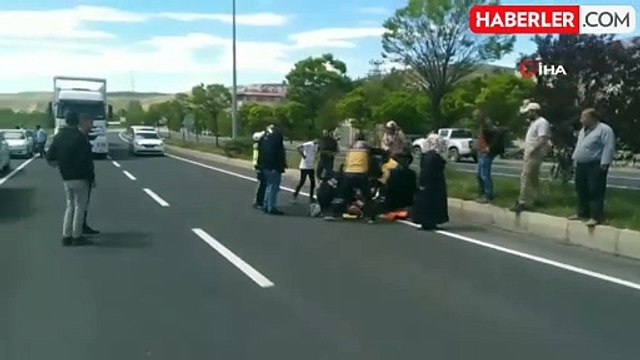 Yolun karşısına geçmeye çalışan kadına otomobil çarptı
