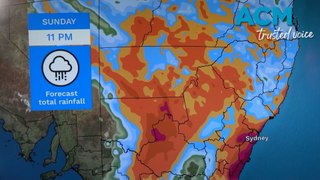 Rain forecast to hit east coast throughout weekend