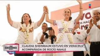 Rocío Nahle es una mujer que hizo una refinería, imagínense lo que hará con Veracruz: Sheinbaum