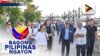 First Lady Liza Araneta-Marcos, nakiisa sa pag-inspeksyon sa 'Pasig Bigyang-Buhay Muli' Urban Renewal and Dev't Project