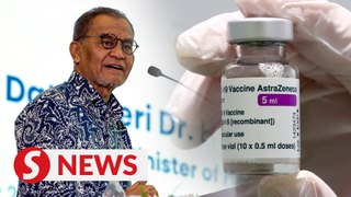 Covid-19: Health Ministry to issue statement on AstraZeneca vaccine soon, says Dr Dzul