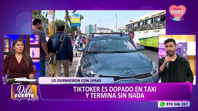 Tiktoker denuncia que fue dopado y asaltado usando spray dentro de taxi