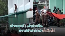 เปิดคลิปสุดฮาเมื่อมนุษย์พยายามช่วยเจ้าเหมียวที่กำลังจะตกหลังคา แต่สุดท้ายเงิบ !