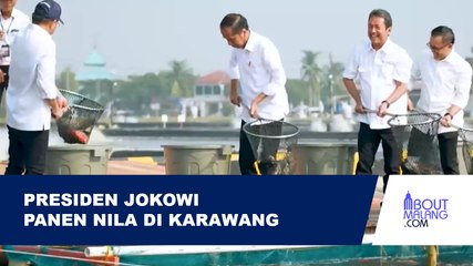 KUNJUNGI KARAWANG, PRESIDEN JOKOWI RESMIKAN TAMBAK