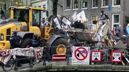 Police break up pro-Palestinian student protest in Amsterdam, make arrests